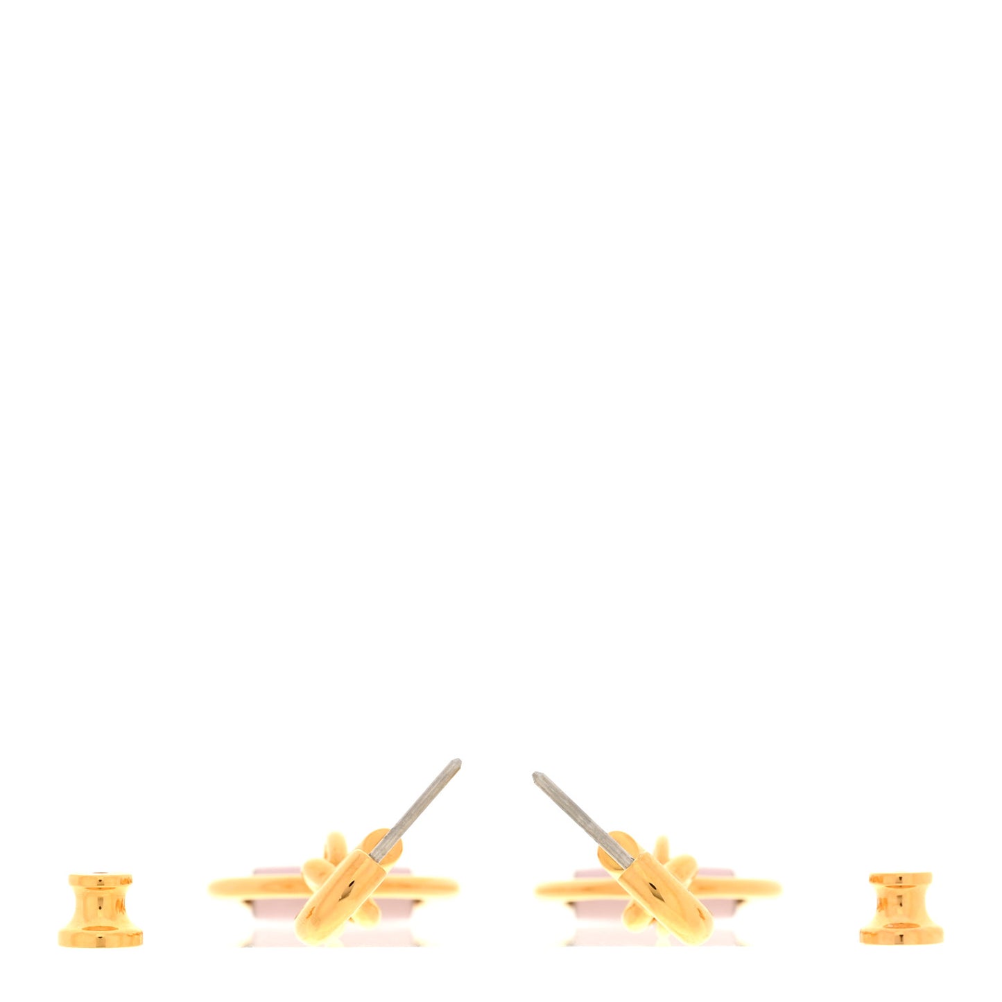 Swift Small Heritage Equestre Etrier Earrings Mauve Pale