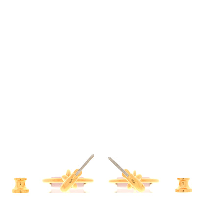 Hermes Swift Small Heritage Equestre Etrier Earrings Mauve Pale 3 of 5