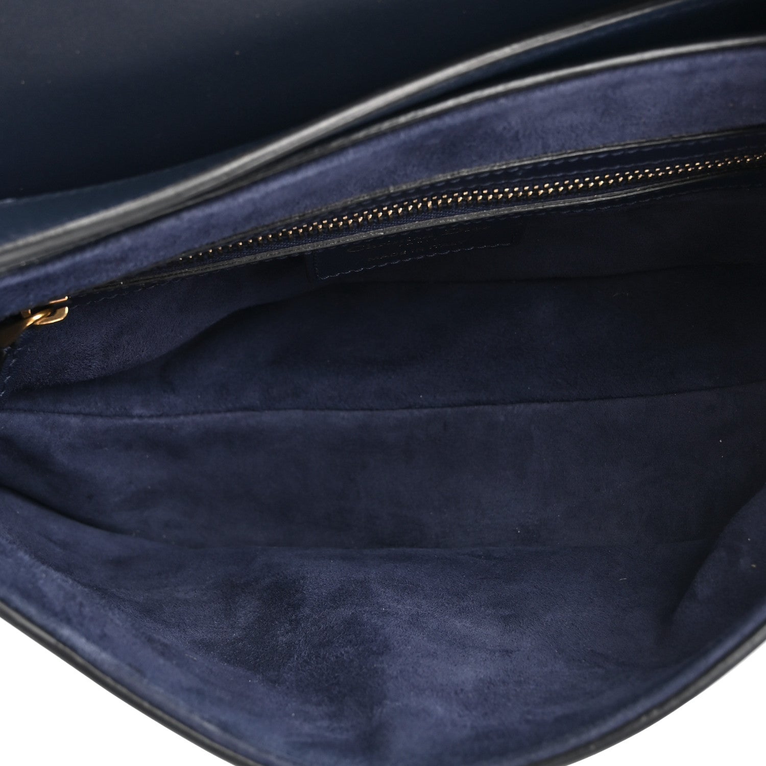 Christian Dior Calfskin Saddle Bag Navy 5 of 14