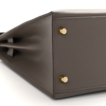 Hermes Epsom Kelly Sellier 28 Etain 9 of 12