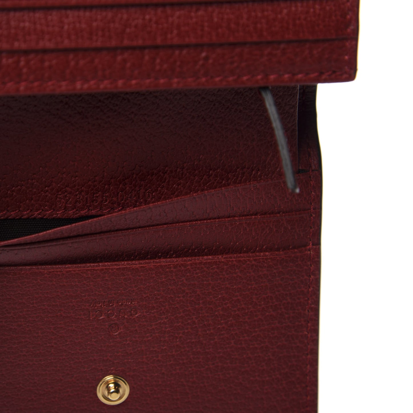 GG Supreme Monogram Flora Web Ophidia Card Case Red