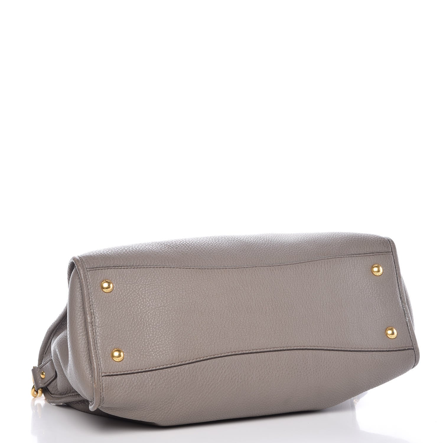 Prada Vitello Daino Shopping Satchel Argilla 4 of 18