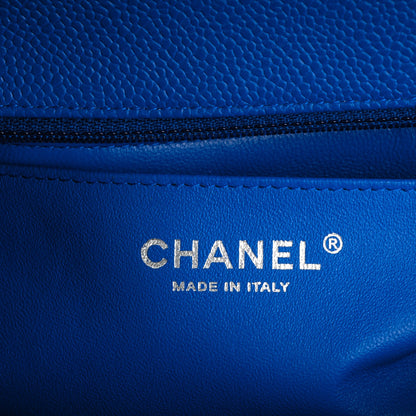 Chanel Caviar Quilted Mini Rectangular Flap Blue 7 of 8