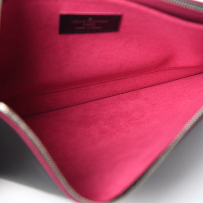 Louis Vuitton Epi Neverfull Pochette MM GM Black Hot Pink 5 of 7