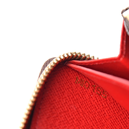 Louis Vuitton Damier Ebene Clemence Wallet Cherry 6 of 7