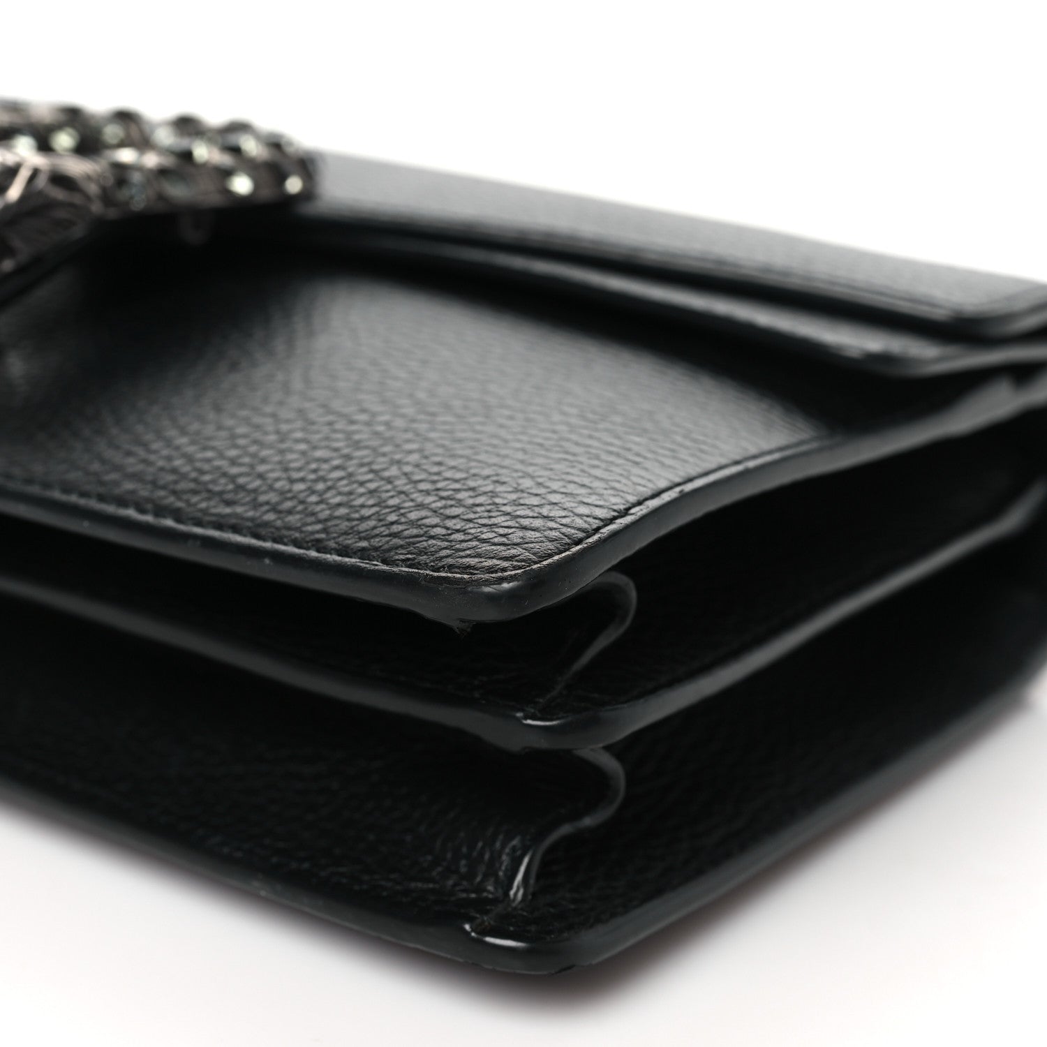 Gucci Pebbled Calfskin Small Dionysus Shoulder Bag Black 10 of 10