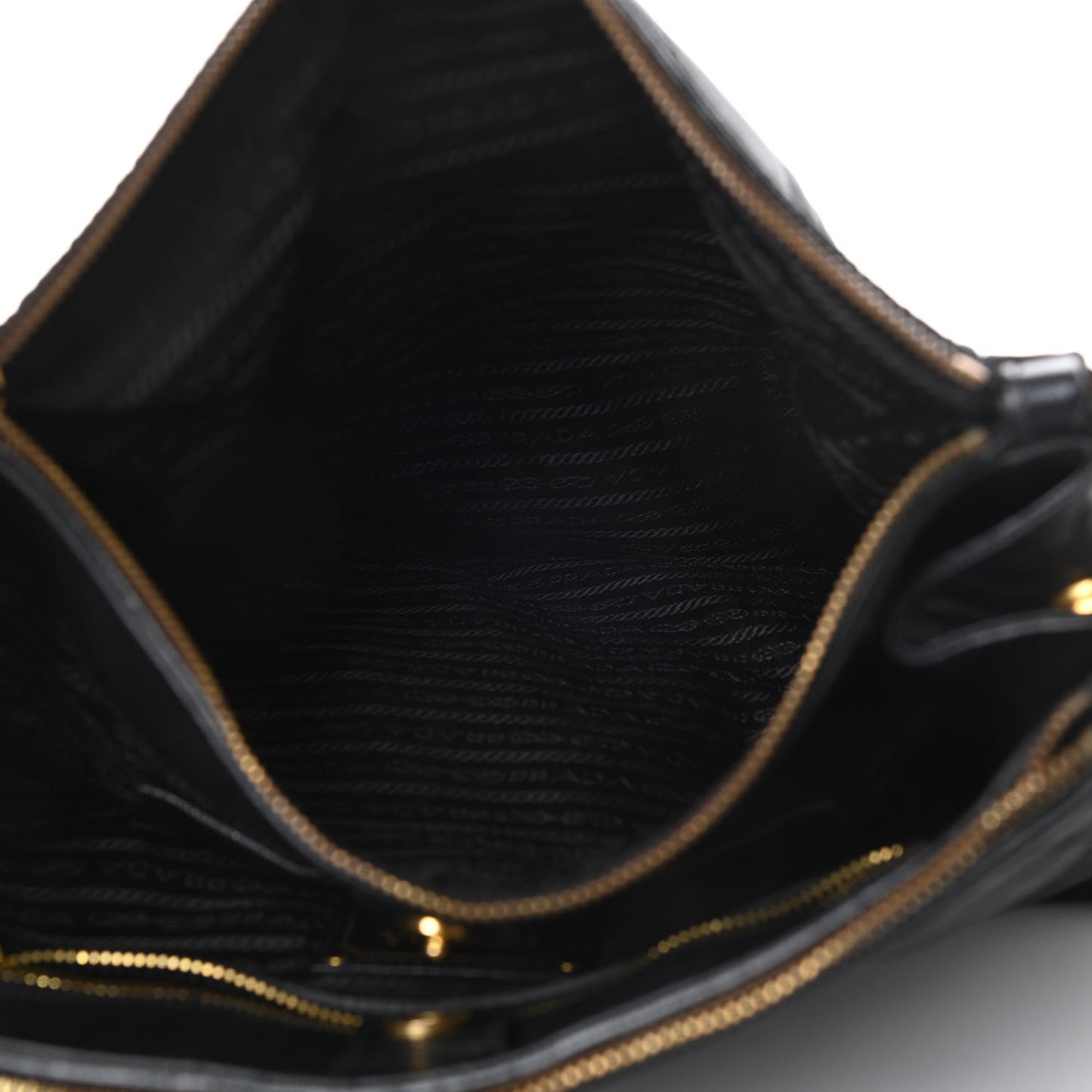 Tessuto Nylon Saffiano Tote Black