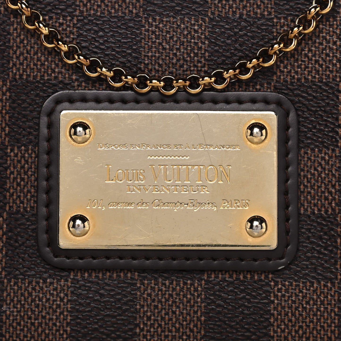 Damier Ebene Eva Clutch