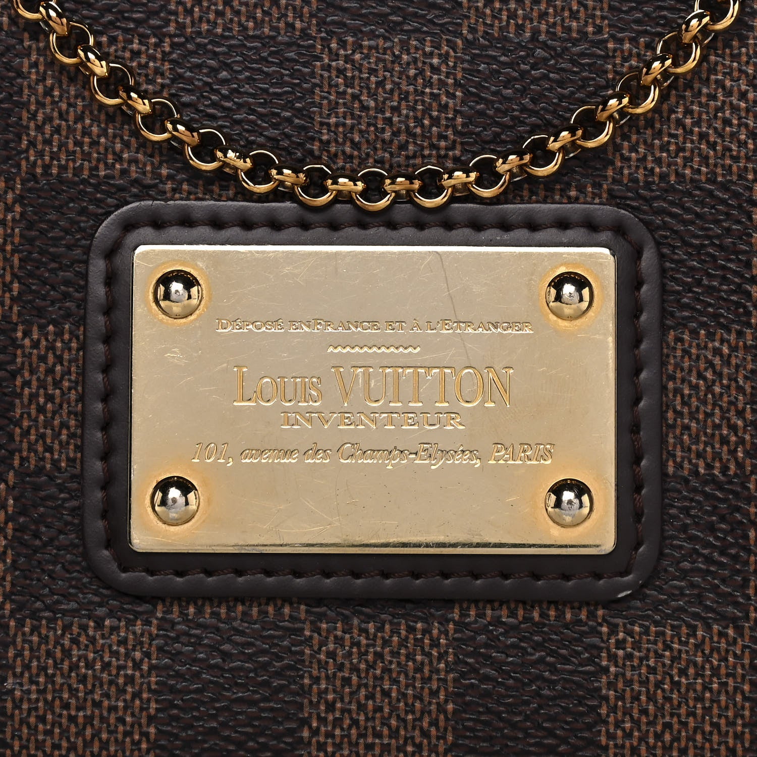 Louis Vuitton Damier Ebene Eva Clutch 7 of 15