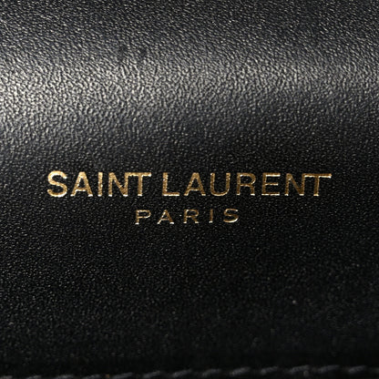 Saint Laurent Smooth Calfskin Classic Monogram Kate Tassel Chain Wallet Black 5 of 9