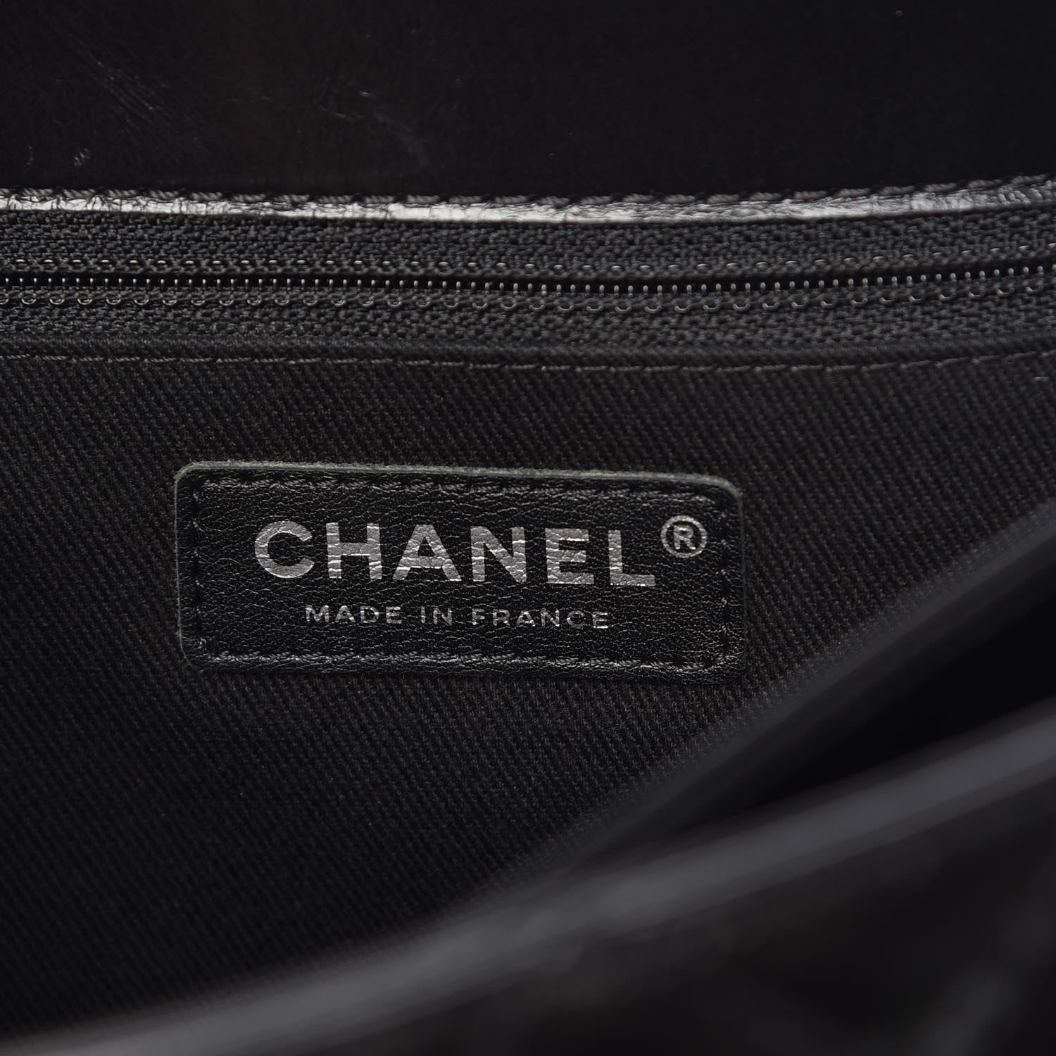 Chanel Glazed Calfskin Quilted Medium Lady Pearly Flap Black 6 of 13