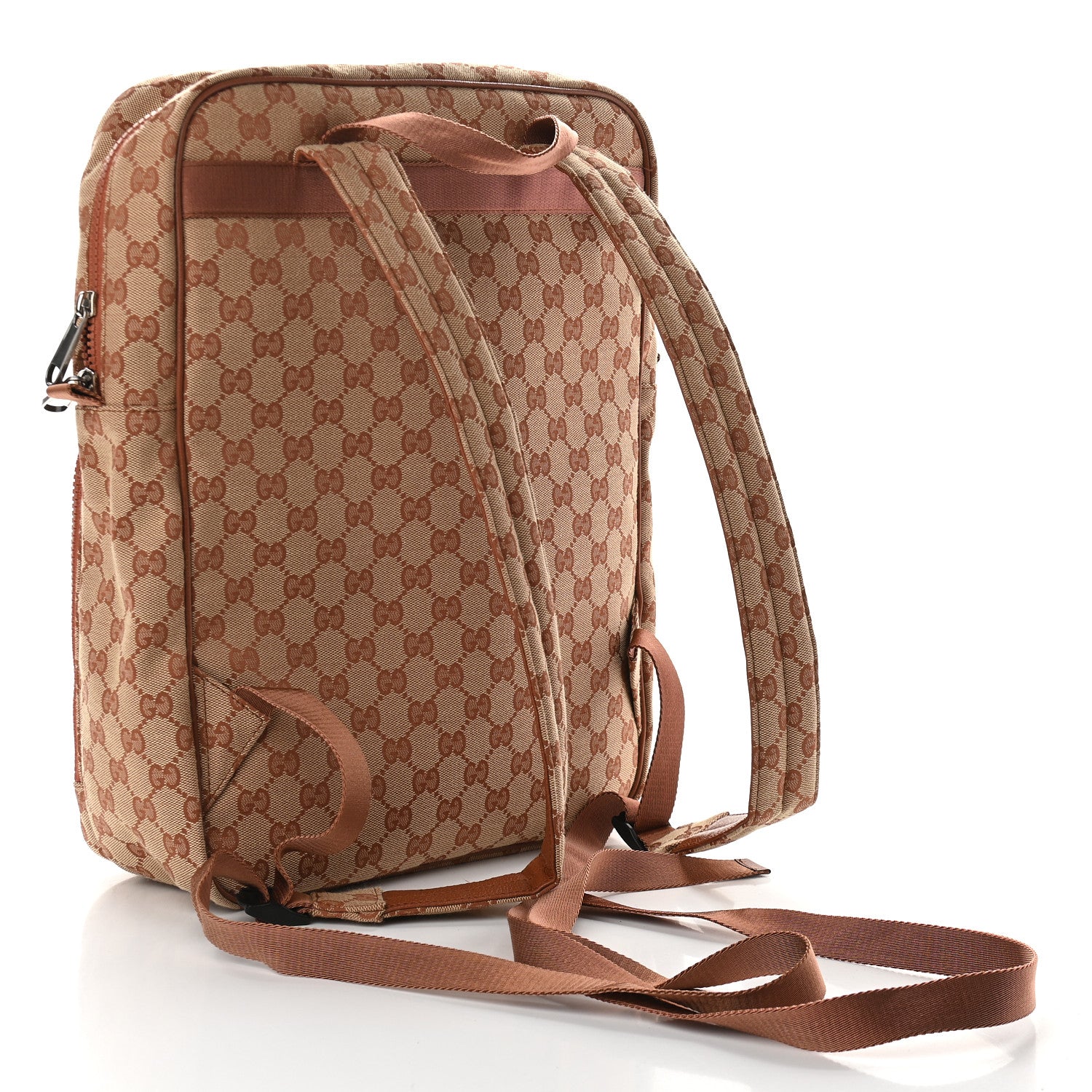 Gucci X MLB GG Monogram NY Yankees Medium Backpack Beige Ruggine Ivory 3 of 10