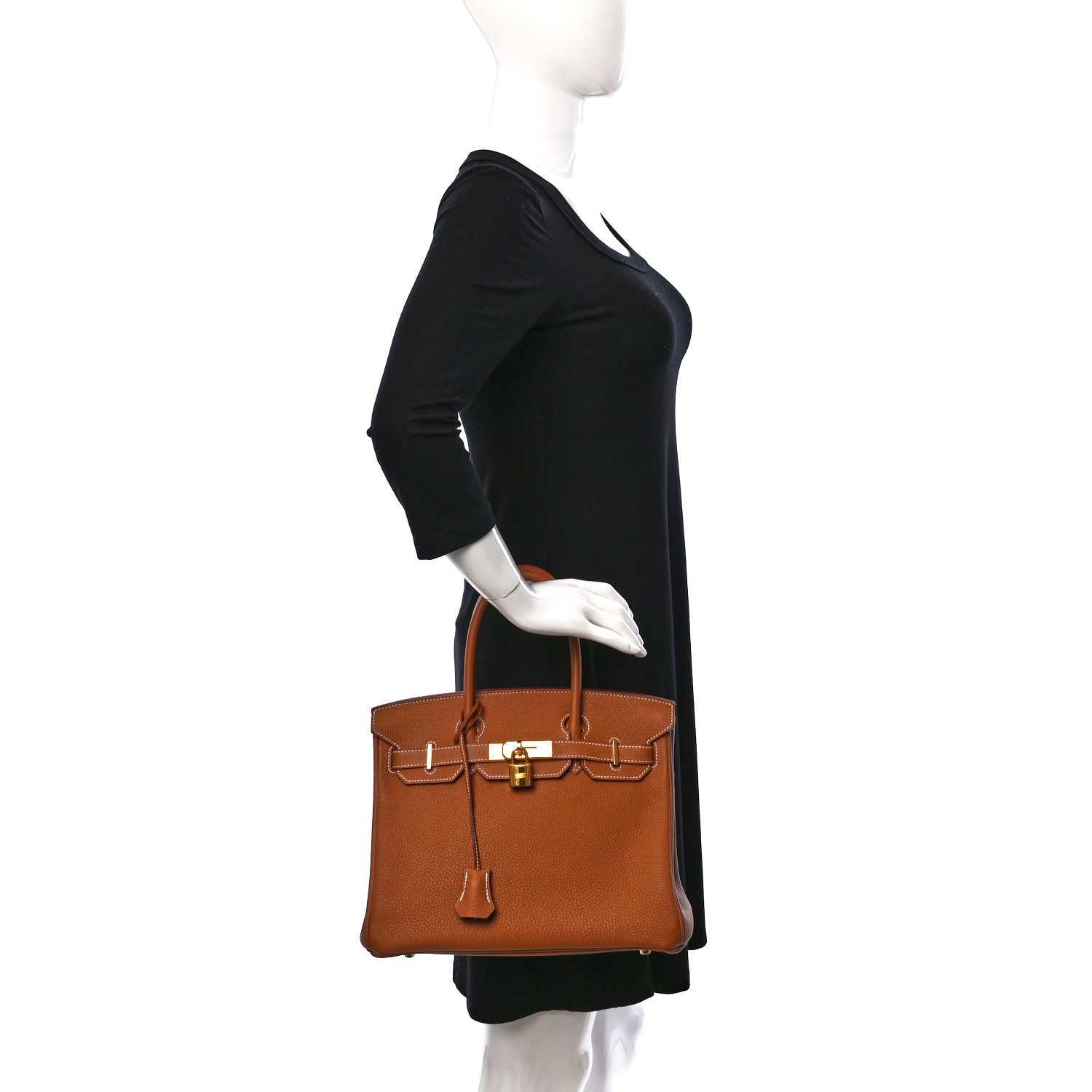 Hermes Togo Birkin 30 Gold 2 of 8