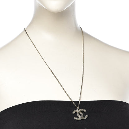 Chanel CC Pendant Necklace Gold 2 of 5