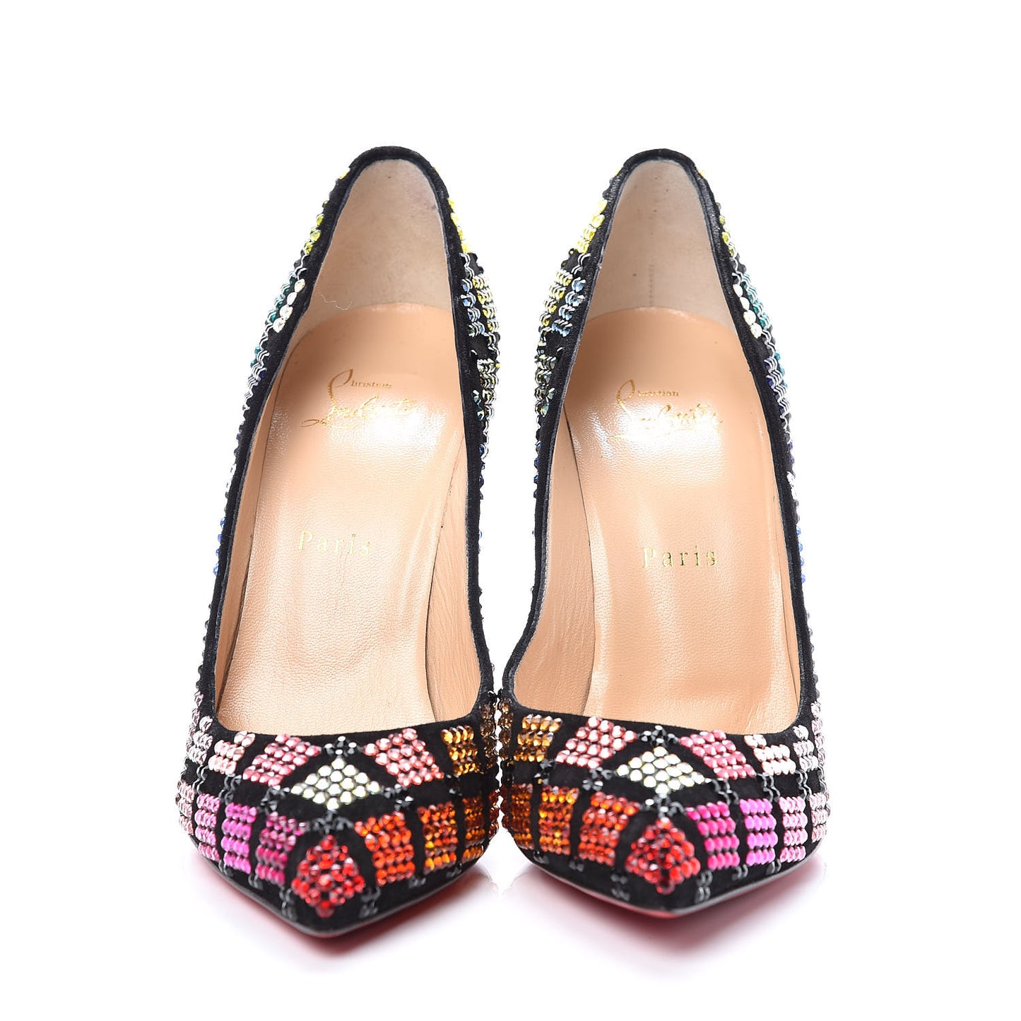 Crystal Arletta 100 Pumps 39.5 Black Multicolor