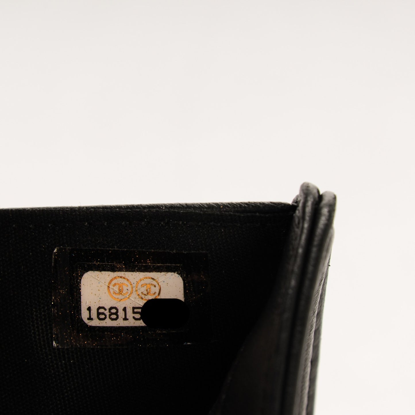 Lambskin Quilted Boy Zipped Pocket Wallet Black