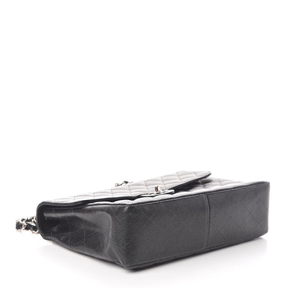 Chanel Caviar Jumbo Single Flap Black 4 of 15