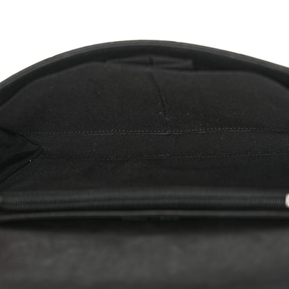 Chanel Calfskin Quilted Chain Around Boy Wallet On Removable Chain WOC Black 6 of 12