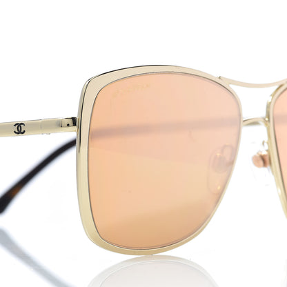 Chanel Metal Pilot Summer Sunglasses 4224 Rose Gold 7 of 8