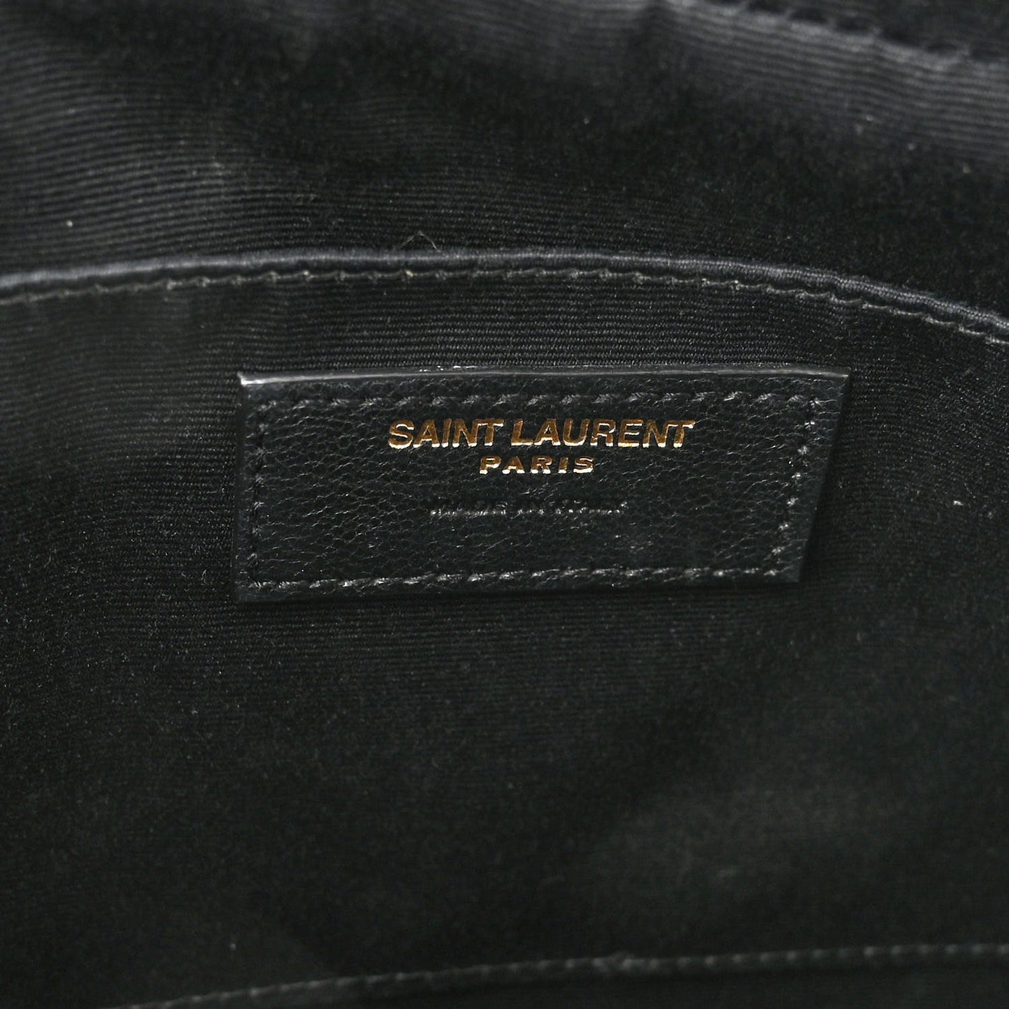 Calfskin Matelasse Monogram Lou Camera Bag Black