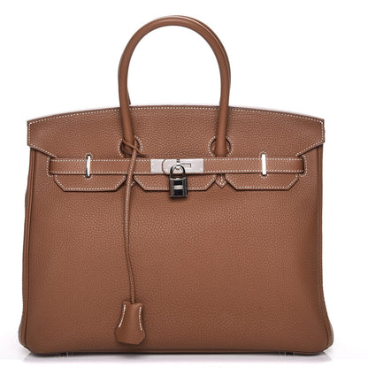 Hermes Togo Birkin 35 Gold 1 of 29