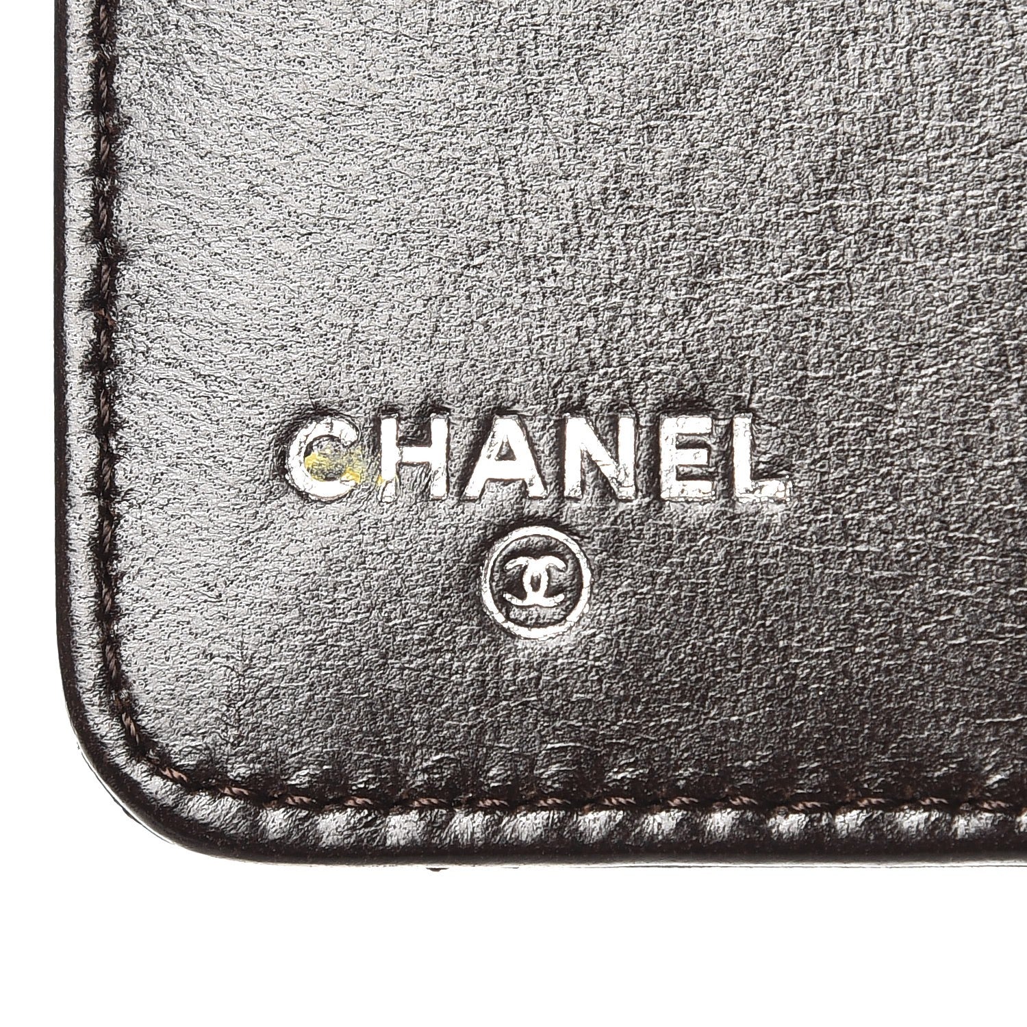 Chanel Glazed Lambskin Quilted Agenda Cover Brown 7 of 10