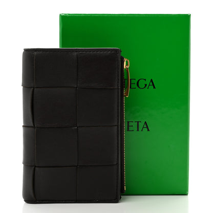 Bottega Veneta Nappa Maxi Intrecciato Medium Cassette Bifold Zip Wallet Fondant 6 of 6