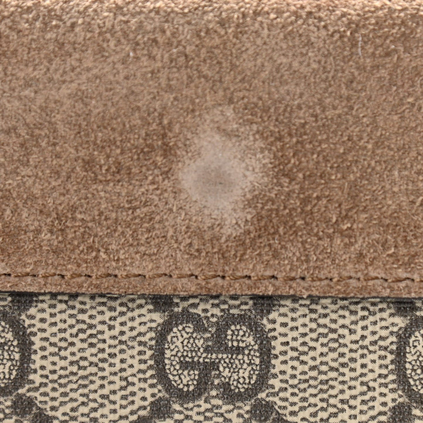 GG Supreme Monogram Super Mini Dionysus Shoulder Bag Taupe