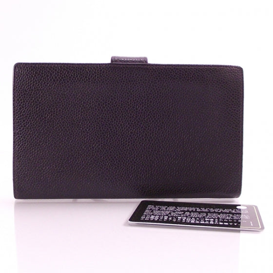 Caviar CC Wallet Clutch Purple