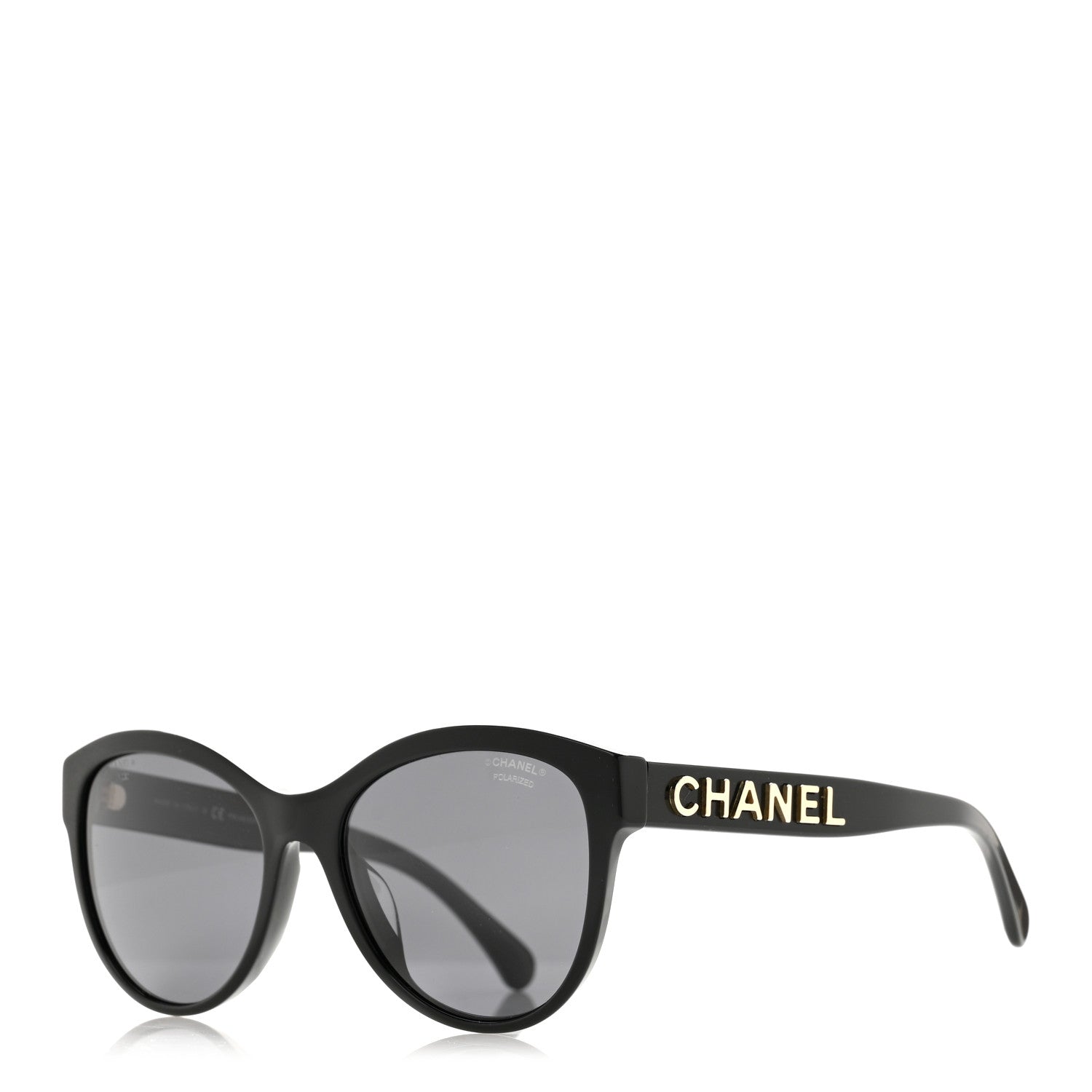 Chanel Acetate Pantos Logo Polarized Sunglasses 5458 Black 1 of 8