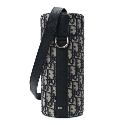Christian Dior Oblique Vertical Roller Messenger Bag Blue 1 of 10