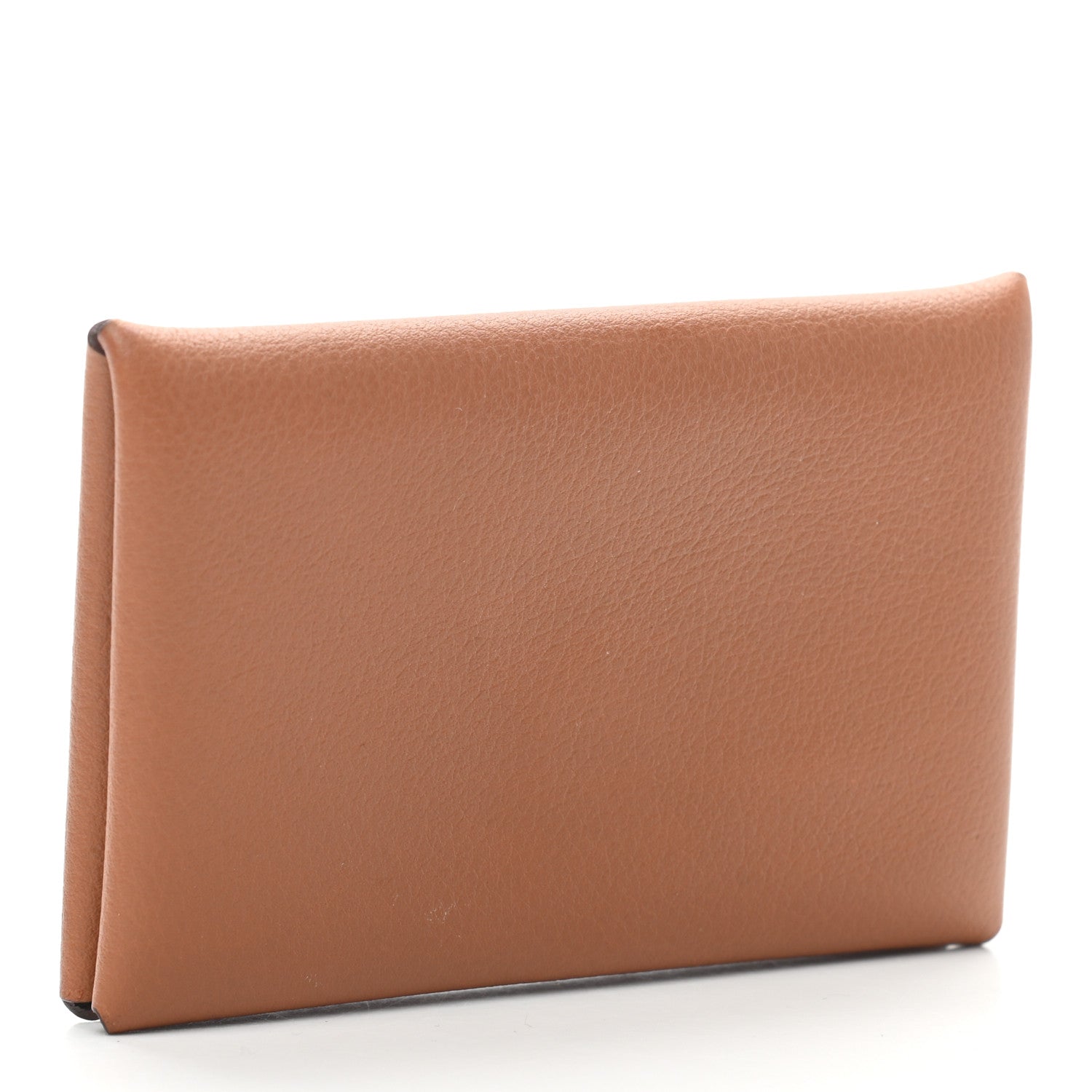 Hermes Evercolor Calvi Verso Card Case Gold Beige De Weimar 3 of 6