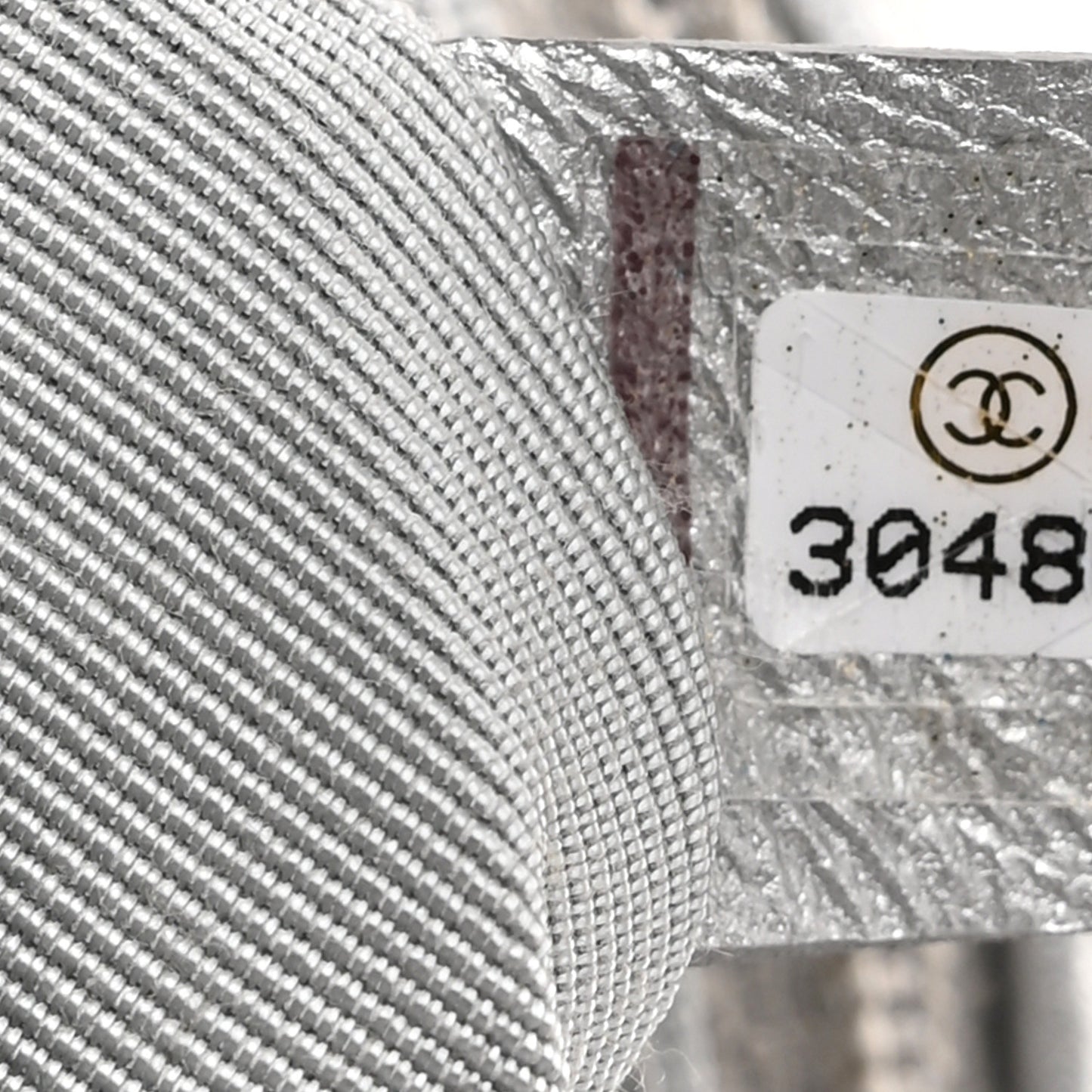 Metallic Goatskin Quilted Medium Chanel 19 Flap Silver