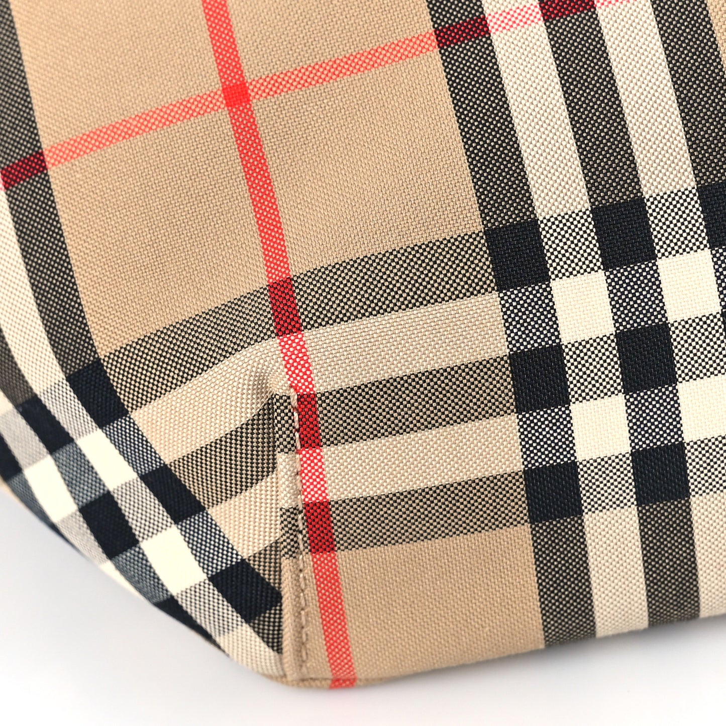 Nylon Vintage Check Medium Sonny Bum Bag Archive Beige Black