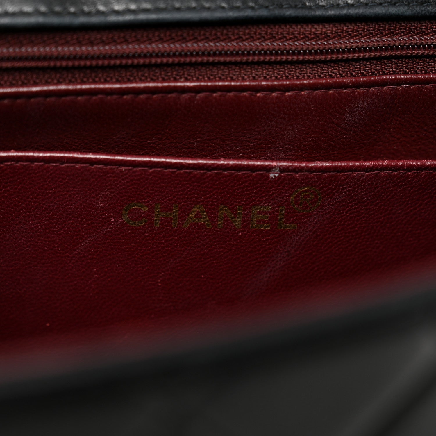 Chanel Lambskin Quilted XL Jumbo Single Flap Black 6 of 14