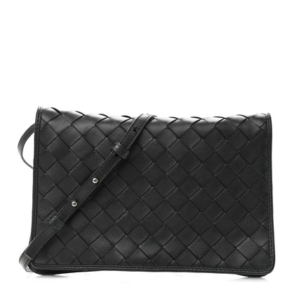 Bottega Veneta Nappa Intrecciato Crossbody Black 1 of 10