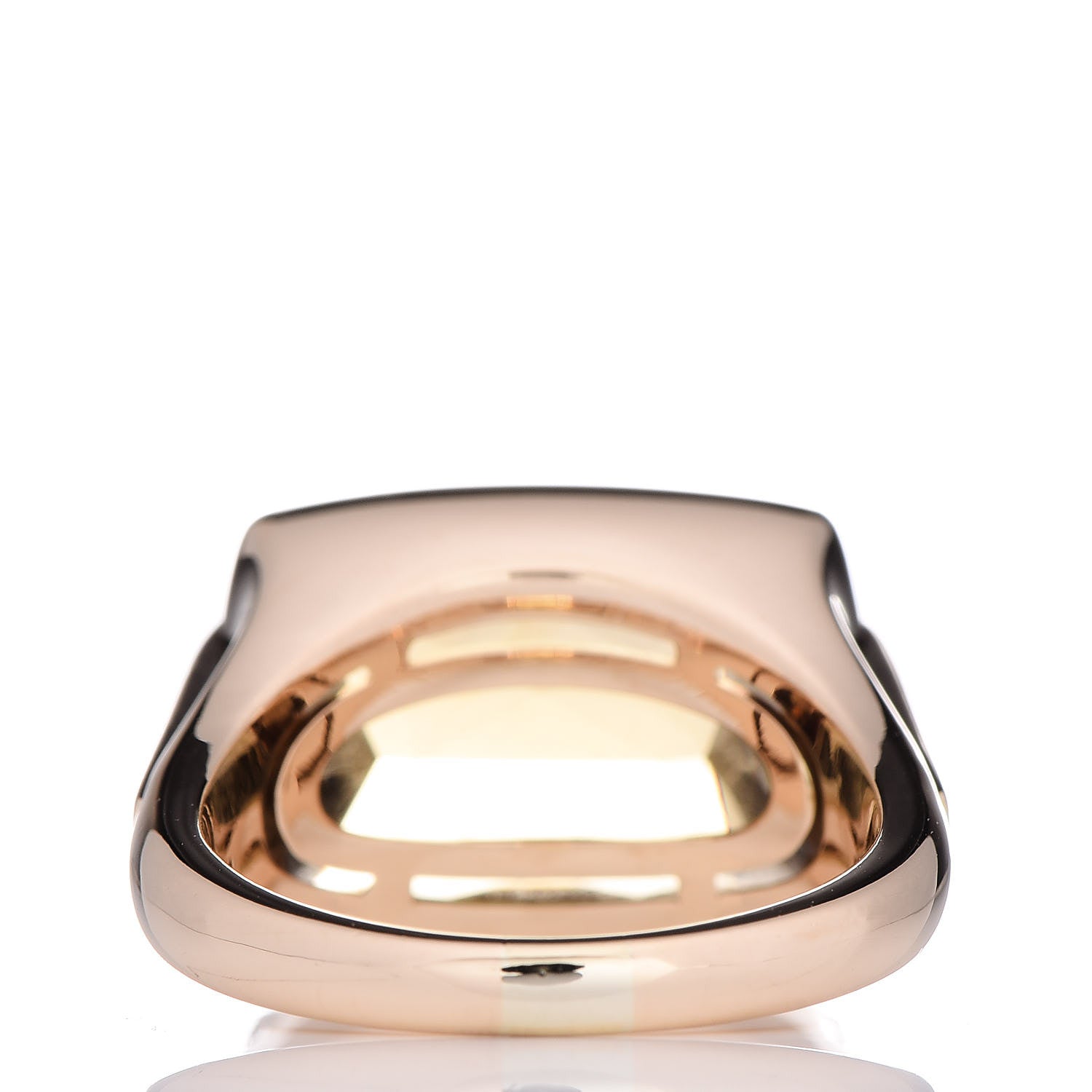 Bulgari BVLGARI 18K Yellow Gold Citrine Metropolis Ring 56 7.5 4 of 6