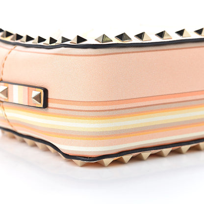 Valentino Garavani Vitello Native Couture 1975 Rockstud Camera Crossbody Bag Orange Multicolor 8 of 10