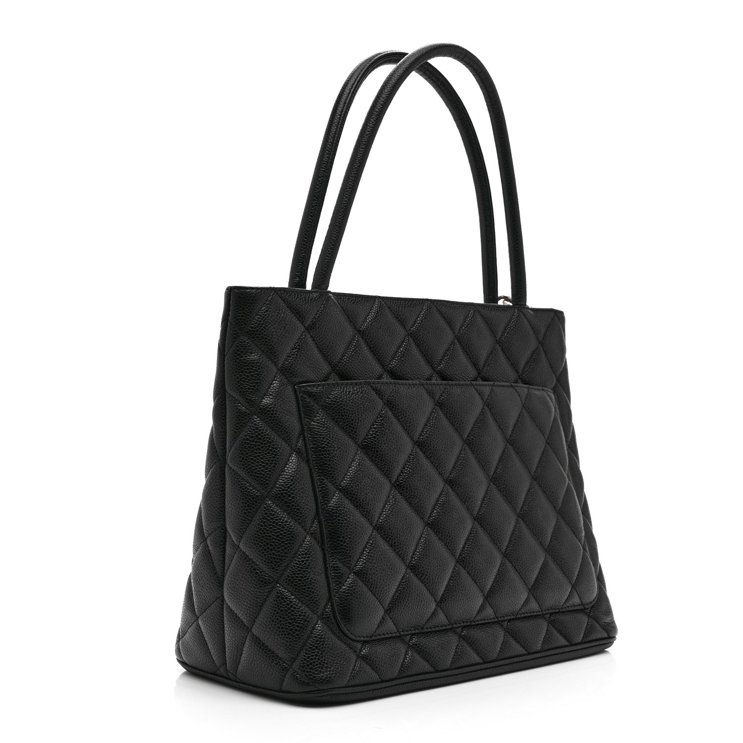 Chanel Caviar Quilted Medallion Tote Black 3 of 10
