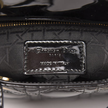 Christian Dior Patent Cannage Mini Lady Dior Black 6 of 10
