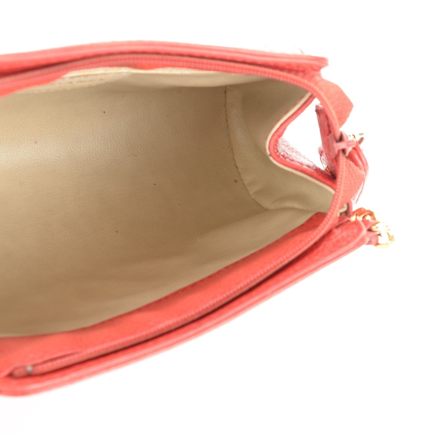 Caviar CC Crossbody Bag Red