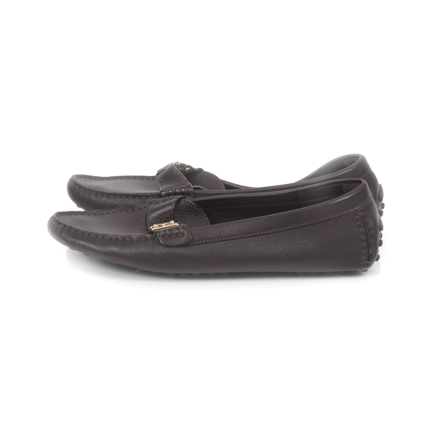 Suhali Lombok Driving Loafers 36.5 Brown