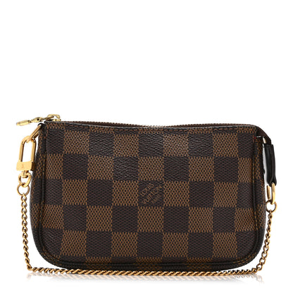 Louis Vuitton Damier Ebene Mini Pochette Accessories 1 of 10