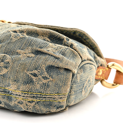 Louis Vuitton Monogram Denim Mini Pleaty Blue 11 of 11