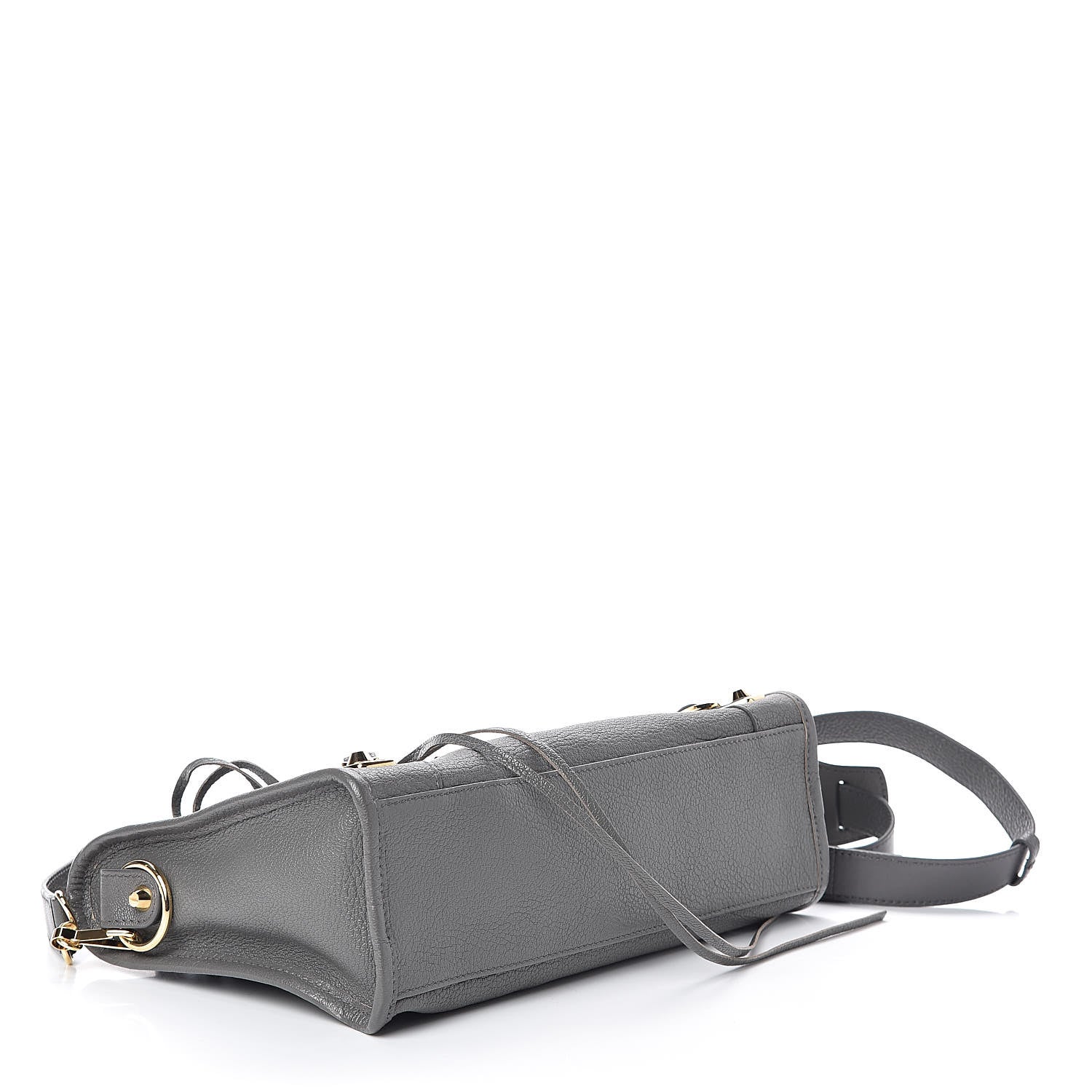 Balenciaga Chevre Gold Metallic Edge Hardware S City Gris Acier 4 of 9
