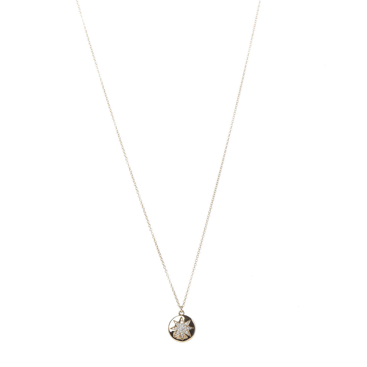 18K Yellow Gold Diamond Paloma Picasso Venezia Stella Pendant Necklace