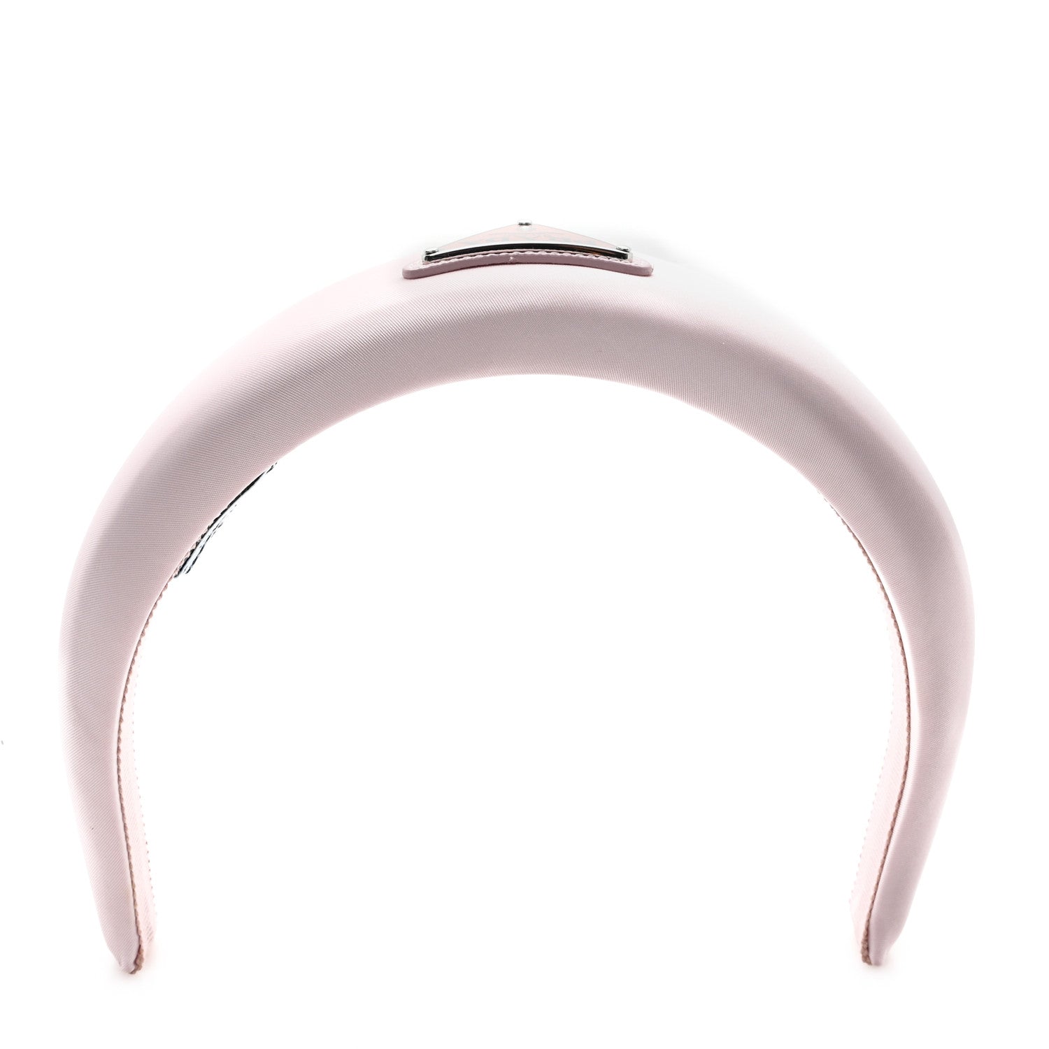Prada Re-Nylon Triangle Logo Headband Alabastro 3 of 7