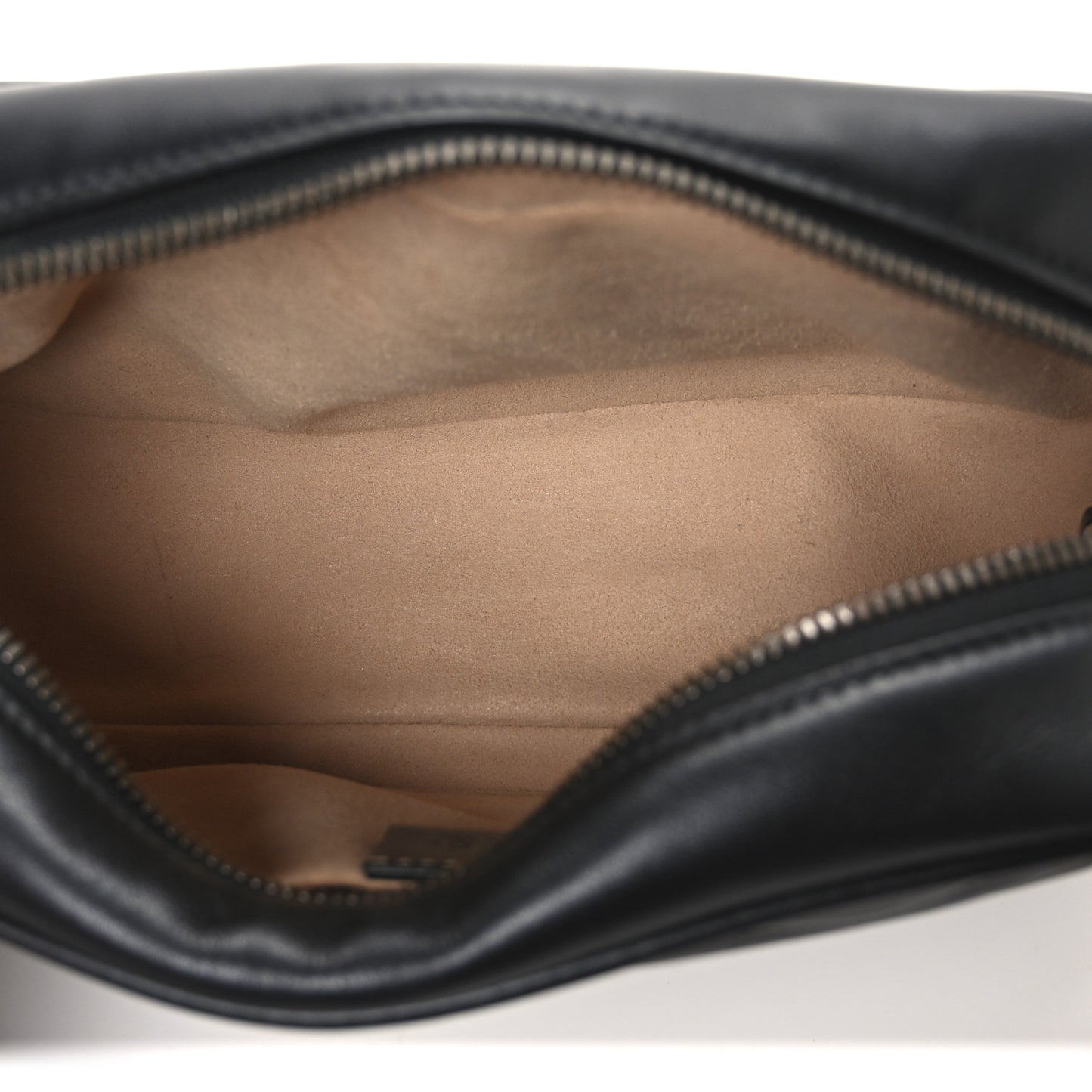 Calfskin Matelasse Small GG Marmont Chain Shoulder Bag Black
