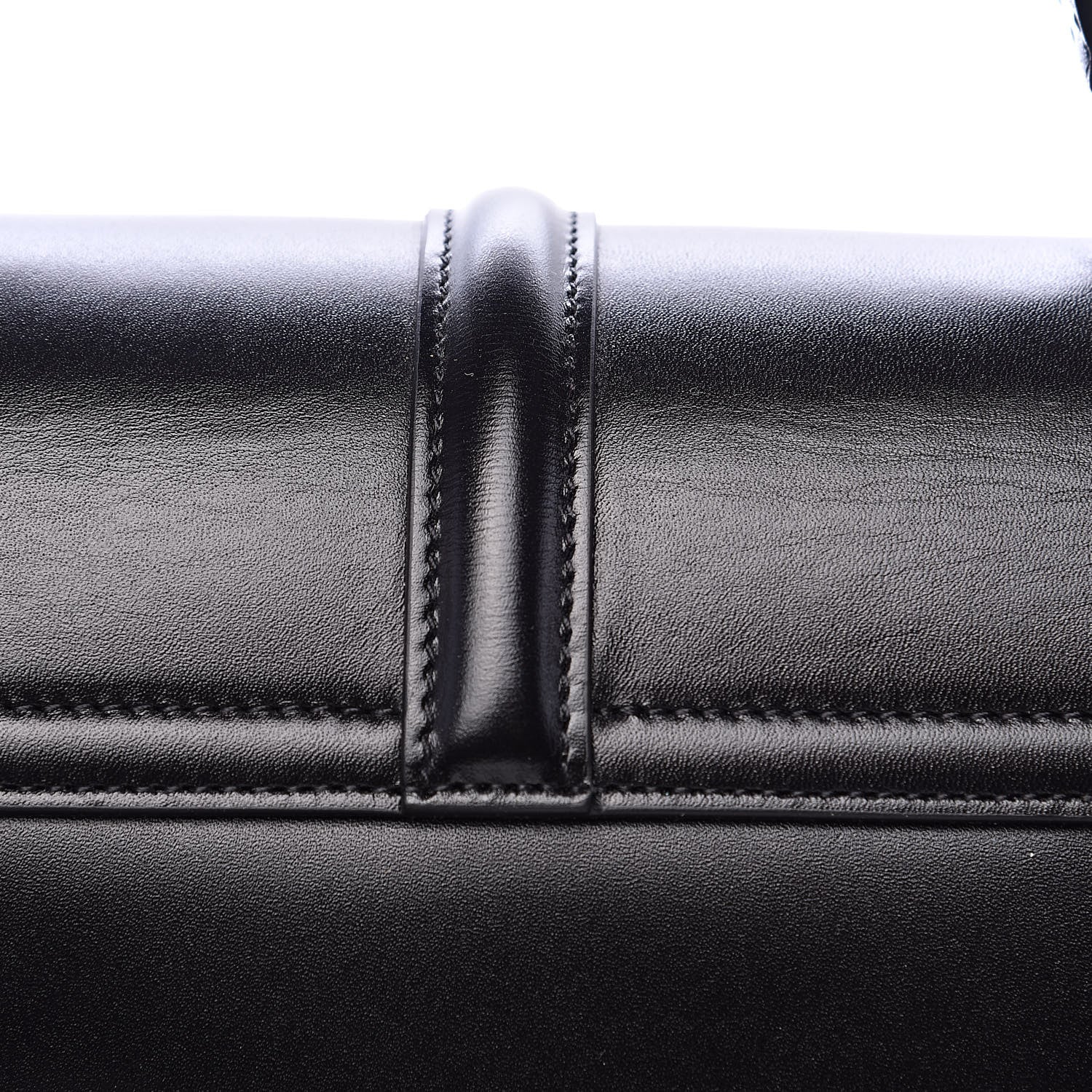 Celine Satinated Calfskin Small 16 Top Handle Bag Black 12 of 12