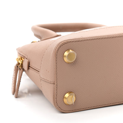 Balenciaga Grained Calfskin XXS Ville Top Handle Bag Beige Tapioca 9 of 13